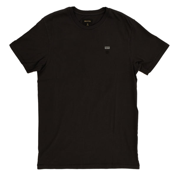 303 Boards - 303 X Brixton CLFX Block Embroidered Tee (Black) *SALE